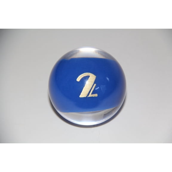 BuyBocceBalls Listing - EPCO Replacement Ball #2 Clear-Rocco Style Billiard or Pool Set, 4.2oz, 2.25" diam