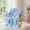 Blue- Striped, variant on Catami Diamond Pattern Reversible Throw Blanket,Blue Bow,50*60