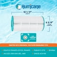 thumbnail image 3 of Hurricane HF6H961-01 Spa Filter Cartridge for PJW60TL-OT-F2S and Unicel 6CH-961, 3 Pack, 3 of 8