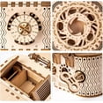 3d Wooden Treasure Box Puzzle Unique Model Kits To Build Mechanical