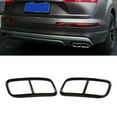 thumbnail image 2 of 2Pcs Car Rear Bumper Tail Pipe Cover Trim Decorative For A-U-D-I Q7 2016-2019 Stainless Steel, 2 of 7