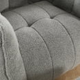 thumbnail image 5 of Soft Bean Bag Chair with High Resilient Foam, Square Lazy Sofa with Footstool - Comfortable Chenille Cover for Adults, Ideal for Living Room, Bedroom, Gaming, Reading & TV, 5 of 11