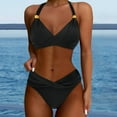 thumbnail image 2 of Women's Two Piece Swimwear Set Push Up Bikini Tankini Swimsuit Bathing Suits Beach Pool, 2 of 5