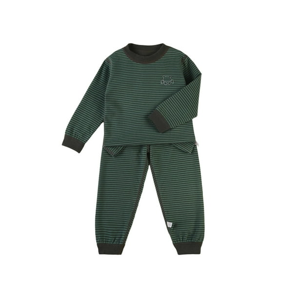 RUTAYY Children Girls Outfit Sets Long Sleeve Thermal Underwear High Stretch Seamless Winter Warm Base Layer Stylish Classic Clothing Sets