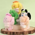 thumbnail image 3 of Soft Plush Toy Keychain, Muscular Stuffed Animal with Key Ring for Kids Bag, Purse, Handbag, Backpack, 3 of 5