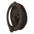 thumbnail image 4 of Heavy Cast Iron Rustic Royal Venetian Lion Head Round Decorative Door Knocker, 4 of 9