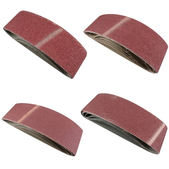 Belt Power File Sander Abrasive Sanding Belts 533mm x 75mm Mixed Grit 20pk