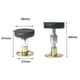 thumbnail image 4 of 2 piezas 47-64 MM marcos de cama de hilo cabeceros antivibración pared de soporte telescópico 47-64mm Sunnimix Cama Tema Marco, 4 of 5