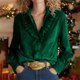 thumbnail image 1 of Uootdi Plus Size Sequin Tops for Women Sparkly Glitter Bow Crewneck Long Sleeve Shirts Evening Party Night Top Going Out Pullover Gift, 1 of 6