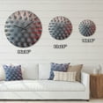 thumbnail image 4 of Designart 'Prickly Macro Texture Design ' Modern Wood Wall Clock, 4 of 5