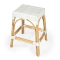 thumbnail image 1 of Butler Specialty Company Robias Rattan 24.5" Counter Stool - Glossy White, 1 of 7
