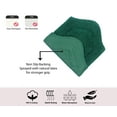 thumbnail image 4 of Home Weavers Waterford Collection 100% Cotton Non-Slip Bathroom Rug Set Machine Washable Bath Rug-21"x34", Bathroom Rug- 24"x40", Bottle Green Color 2 Piece Bath Rug set, 4 of 8