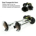 thumbnail image 1 of Bocina de aire de 130 dB bocina de aire profesional de doble trompeta universal para vehículos de 12 V/24 V para SUV para vehículos recreativos para camiones ANGGREK Otros, 1 of 8