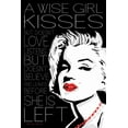 thumbnail image 2 of Rodriquez Jr, Enrique 13x18 White Modern Wood Framed Museum Art Print Titled - Monroe Kisses, 2 of 4
