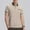 Khaki, variant on Men's Polo Shirts With Collar Big And Tall Under $10 Solid-Color Casual Button Pocket Short Sleeve Turndown Collar Blouse Shirt