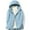 Light Blue-39, variant on BRGZLK Women Warm Removable Hooded Jacket Long Sleeves Winter Coat Outerwear Windproof Quilted Coat with Pockets Extra Large Size White Duck Down Warm Jacket