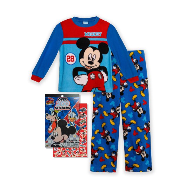 Boys' License Fleece Pajamas with Stickers