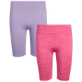 thumbnail image 2 of dELiA*s Girls' Biker Shorts - 2 Pack Breathable Stretch Athletic Dance Shorts for Girls, Yoga Running and Activewear Shorts, 2 of 7
