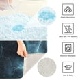 thumbnail image 3 of Yayeee Bath Rug for Bathroom Floor Non Slip Contour Fluffy Soft Absorbent Mat, 20"x24", Lightning Pattern, 3 of 7