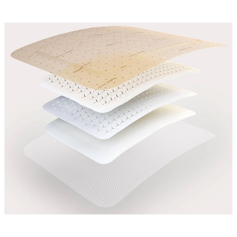 Molnlycke Mepilex Border Flex Wound Dressing, 4x4 Inch, Square