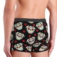 thumbnail image 5 of Daiia colorful Skull dog flower Men's Underwear Boxer Briefs, Cotton Stretch Moisture-Wicking Underwear-X-Large, 5 of 9