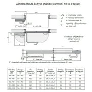 Compack 180 - Folding Door Hardware Set