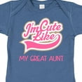 thumbnail image 4 of Inktastic Cute Like My Great Aunt Girls Baby Bodysuit, 4 of 5