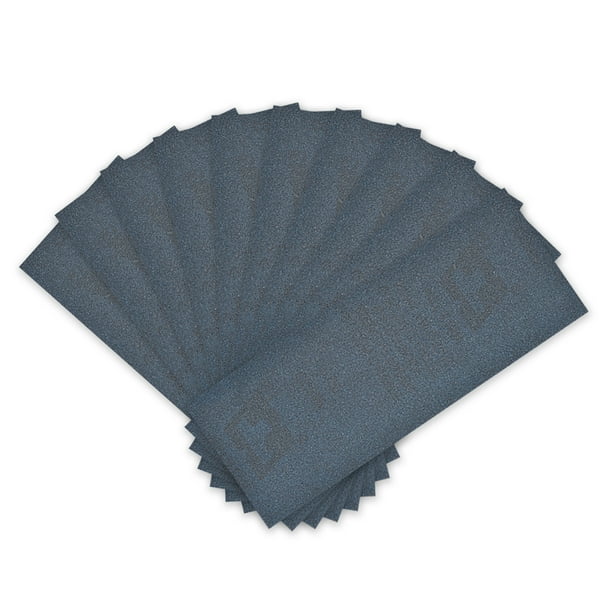 10pcs 320 Grits Wet Dry Waterproof Sandpaper 3.6" x 9" Paper Sheet for