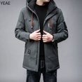 thumbnail image 2 of Chaqueta de plumón para hombre, con relleno de plumón de pato, forro extraíble, chaquetas de invierno de marca para hombre, abrigos de invierno para hombre, saco informal para hombre, 2 of 5