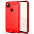 thumbnail image 1 of PANDACO Red Brushed Metal Case for Google Pixel 4a, 1 of 4