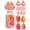 Orange bottle set of 14 pieces, variant on Mini foundation make-up sponge reusable makeup remover pad 14 PCS