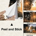 thumbnail image 4 of Peel and Stick Wallpaper New England Countryside Sunrise Modern Art Wall Mural Decor Self Adhesive and Removable 100in x 144in, 4 of 8