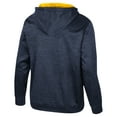 thumbnail image 3 of Men's Colosseum Navy Michigan Wolverines Cypher Half-Zip Hoodie, 3 of 3
