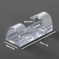 thumbnail image 2 of 20 Pcs Cable Clips Clear Cable Management TV PC Wire Holder Desk Cord Organizer, 2 of 13