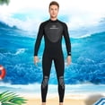 thumbnail image 1 of Trajes De Buceo Traje de neopreno de 3 mm Traje de baño cálido de una pieza para buceo (Hombres Negro XXXL), 1 of 7