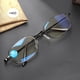 thumbnail image 3 of Gafas De Lectura Con Bloqueo De Luz Azul, Antifatiga, Plegables, Para Presbicia, Para Hombres Y Mujeres+400 Marco Negro, 3 of 7