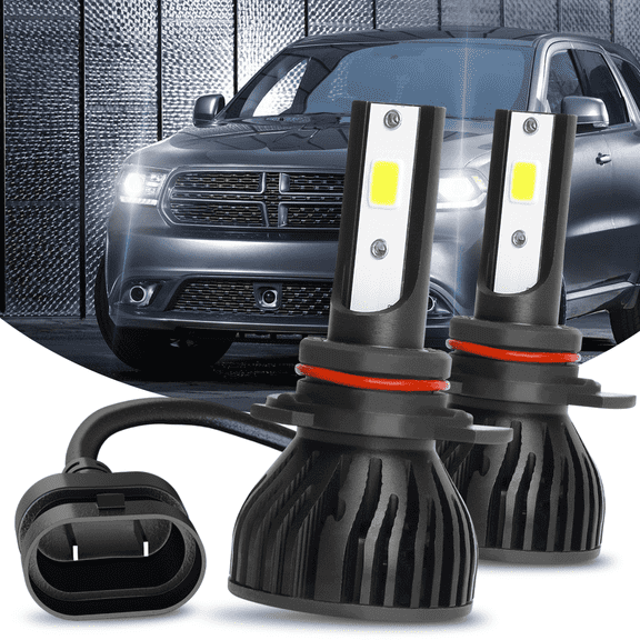 For Dodge Durango 2014 2015 Headlights,9012 High and Low Beam Bulbs 2pcs