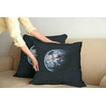 thumbnail image 2 of Ambesonne Galaxy Throw Pillow Cover 2 Pack, Planet Outer Space Scene, 18", Dark Blue Grey, 2 of 5
