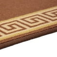 thumbnail image 5 of Custom Size Bordered Greek Key Meander Brown Roll Runner Rug Customize Choice of Your&nbsp;Length by feet&nbsp;Slip Skid Resistant Latex Back Cut to Size Rug Runner, 5 of 8