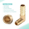 thumbnail image 5 of Uxcell 3/8" x 1/8NPT Male Thread Brass Elbow Hose Barb Fitting + Hose Clamp 1 Set, 5 of 5