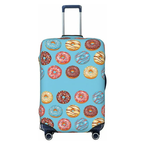 Travel Luggage Cover Protector - cute donut Anti-Scratch Suitcase Covers Fits 18-32 Inch Luggage