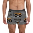 thumbnail image 4 of Wukai Construction Machines Print Men’s Underwear Breathable Boxer Briefs,&nbsp;Moisture Wicking & Breathable-Large, 4 of 7