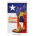 thumbnail image 3 of Meadow Creek 14.5" x 18" Texas Home Sweet Home Boot Outdoor Flag, 3 of 5