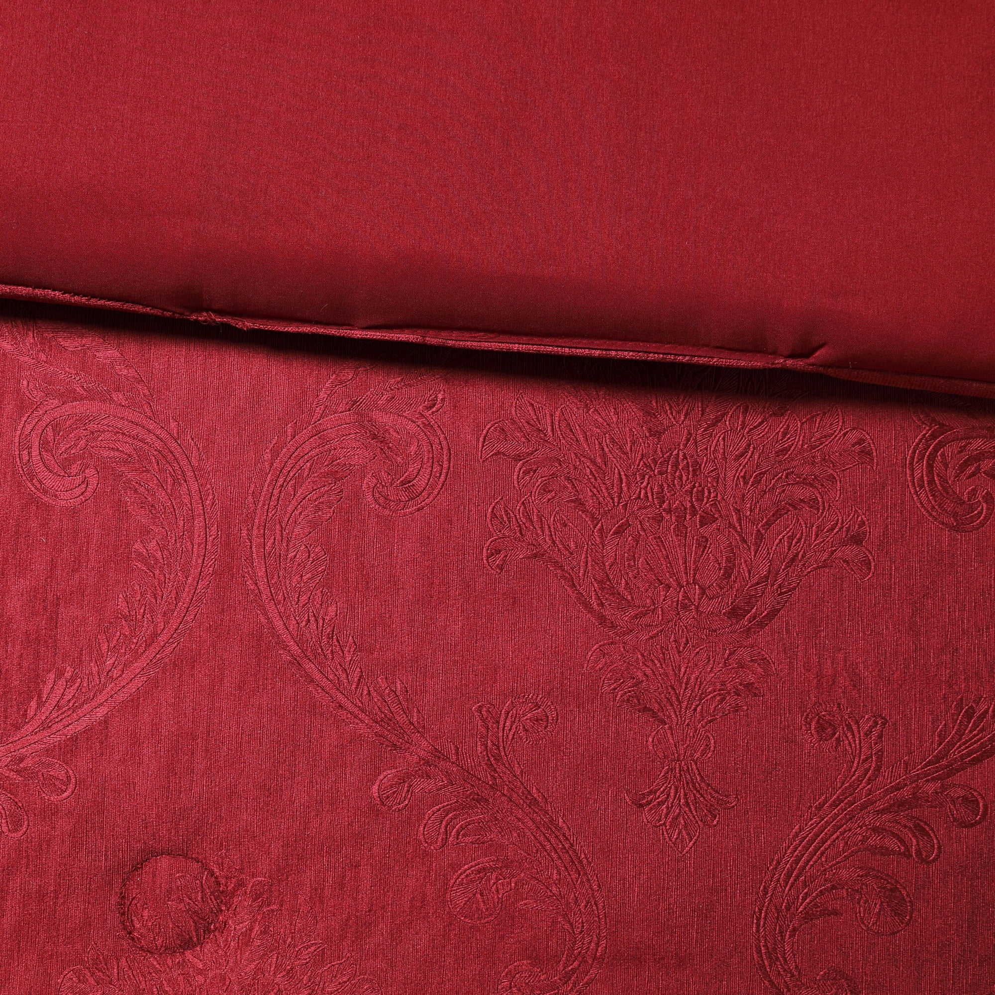Mainstays 7-Piece Bed-in-a-Bag Comforter Set with Sheets, Red Velvet, Twin-XL