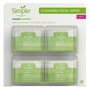 Simple Cleansing Facial Wipes (25 ct., 4 pk.)