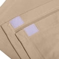 thumbnail image 6 of VV AVEORS Tear Away Capris Sweatpants For Women Breakaway Wide Leg Knee Ankle Replacement Adaptive Pant Khaki S, 6 of 7