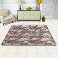 thumbnail image 2 of SKYSONIC 72x48in Watercolor Whales Cloud Area Rug, Fantastic Wonderland Non-Slip Floor Carpet for Indoor Living Dining Room and Bedroom Area, 2 of 7
