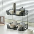thumbnail image 3 of Hyasfey 1/2/3 Pcs Cosmetic Storage Rack Transparent Large Capacity Detachable Multi-Tier Great Load Bearing Bathroom Under Sink Organizer Kitchen Pantry Storage Box, 3 of 8