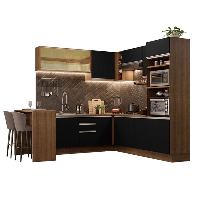 Cocina Integral Completa Modular Madesa Glamy 504cm MN 01