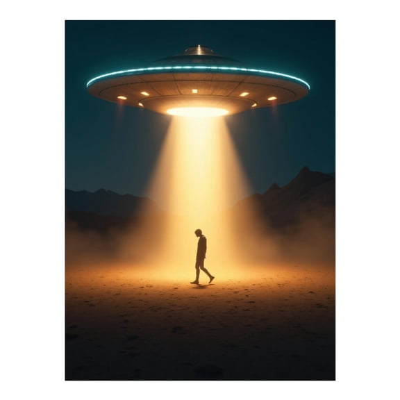 Diamond Art Kits for Adults - 5d Mysterious Night UFO Encounter Diamond Painting for Adults, Diamond Art for Adults Beginners, Diamond Painting Kits for Adults for Home Wall Decor